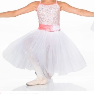 Sweet Song Ballet Costume Tutu 7/8 And Sequined Leotard 10/12